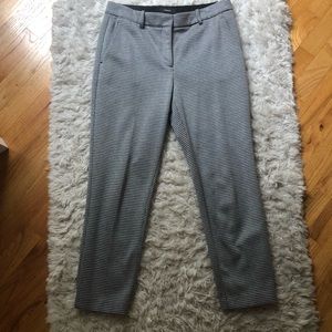 Theory gingham trouser size 4